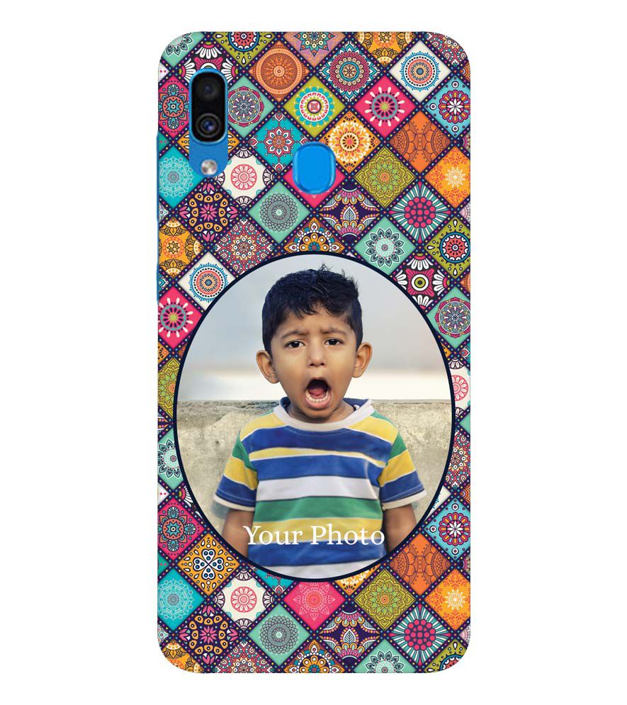 A0507-Mandala Photo Back Cover for Samsung Galaxy A20