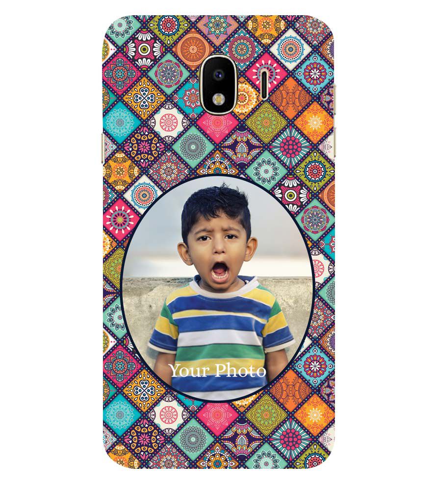 A0507-Mandala Photo Back Cover for Samsung Galaxy J4 (2018)