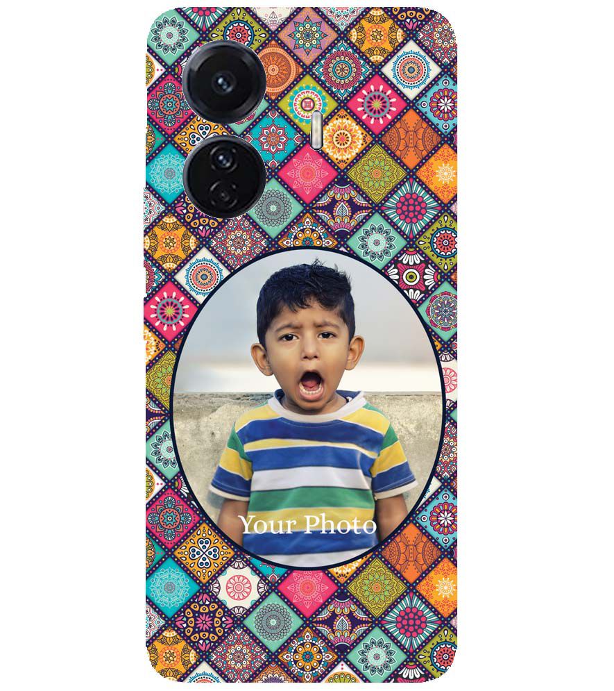 A0507-Mandala Photo Back Cover for vivo T1 Pro