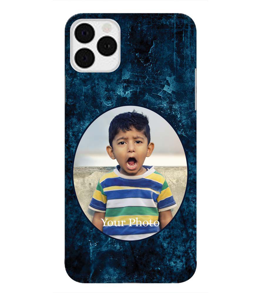 A0508-Photo on Blue Back Cover for Apple iPhone 11 Pro