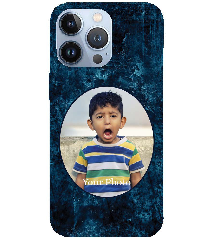 A0508-Photo on Blue Back Cover for Apple iPhone 13 Pro