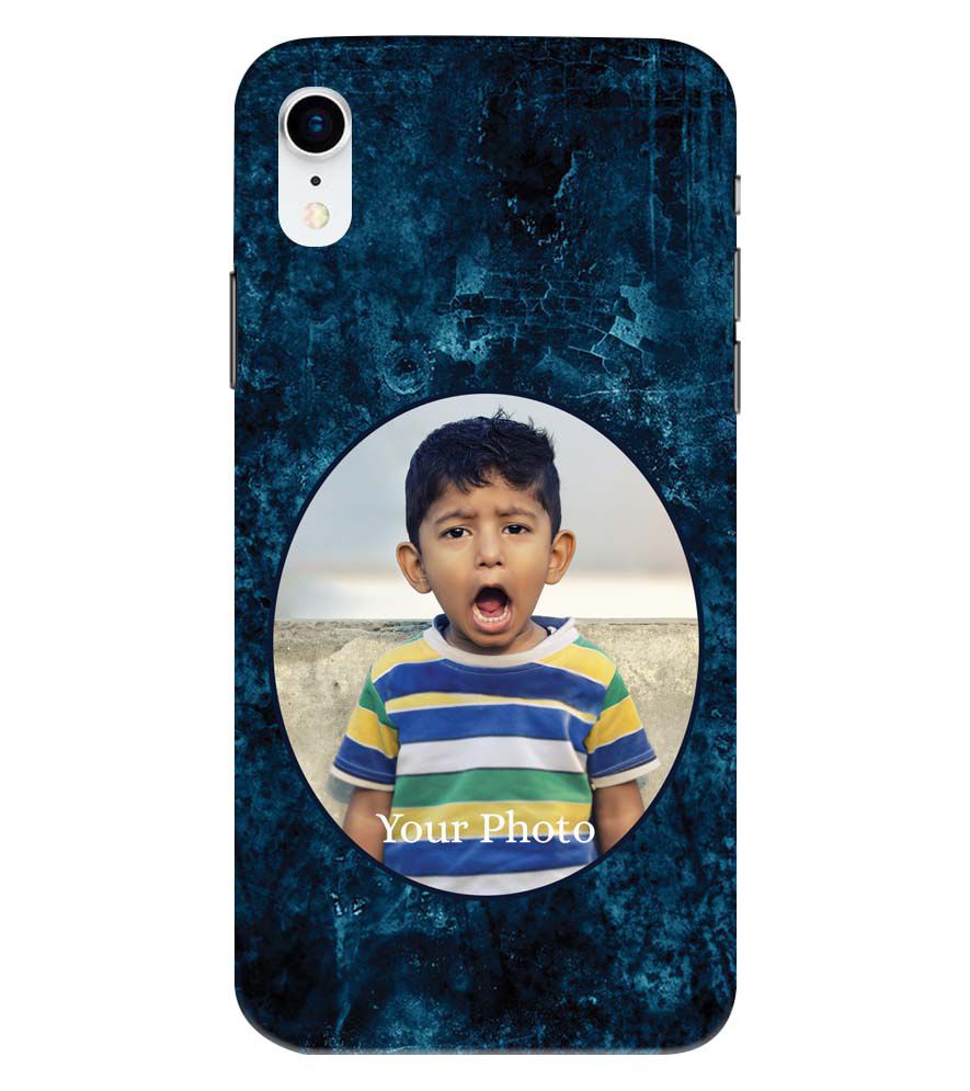 A0508-Photo on Blue Back Cover for Apple iPhone XR