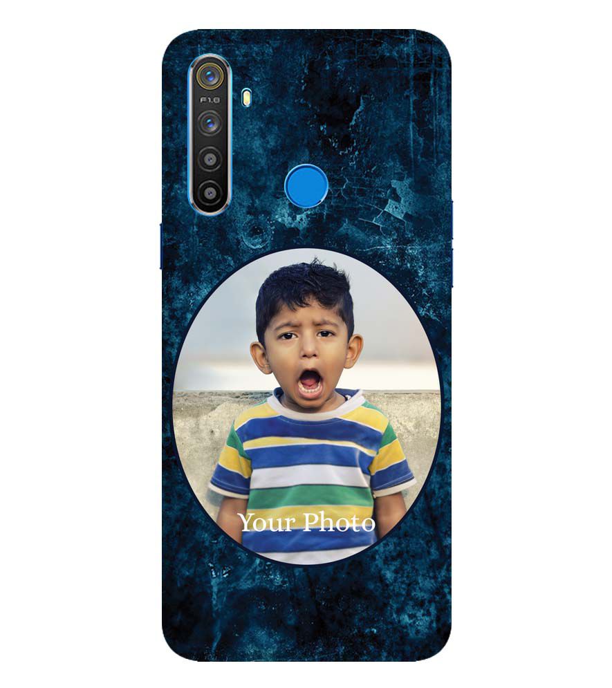 A0508-Photo on Blue Back Cover for Realme 5s