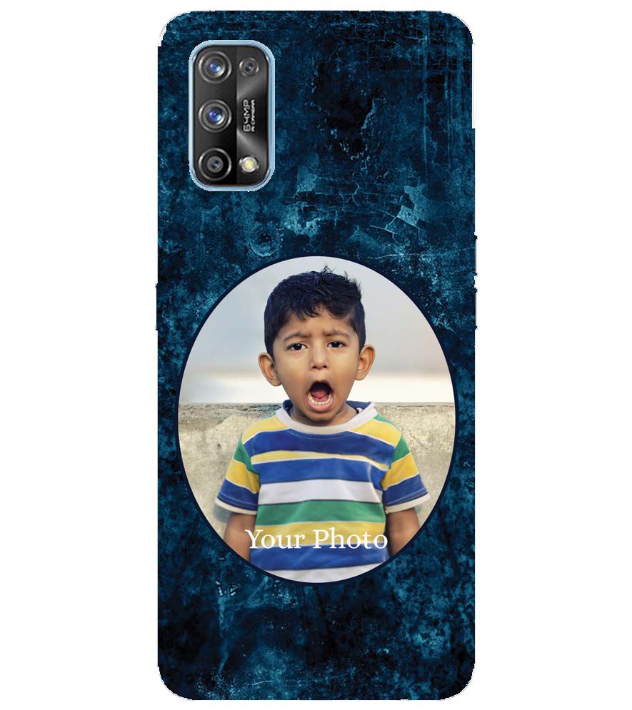 A0508-Photo on Blue Back Cover for Realme 7 Pro