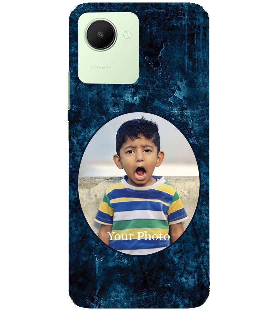 A0508-Photo on Blue Back Cover for Realme C30