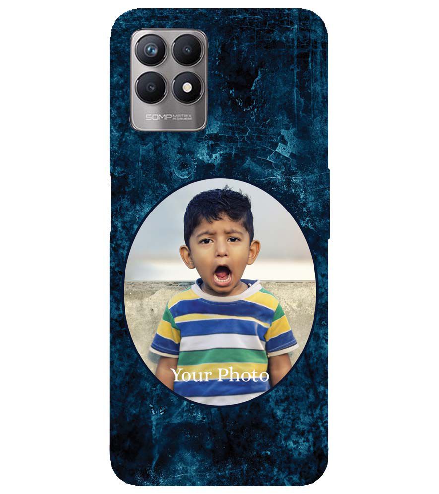 A0508-Photo on Blue Back Cover for Realme Narzo 50