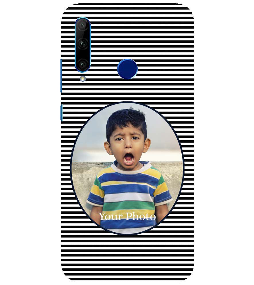 A0509-Stripes and Photo Back Cover for Honor 20i