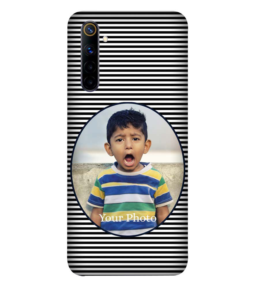 A0509-Stripes and Photo Back Cover for Realme 6i