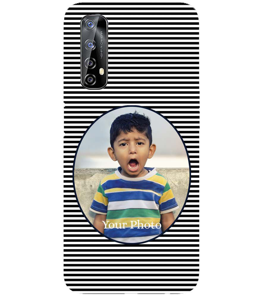 A0509-Stripes and Photo Back Cover for Realme 7