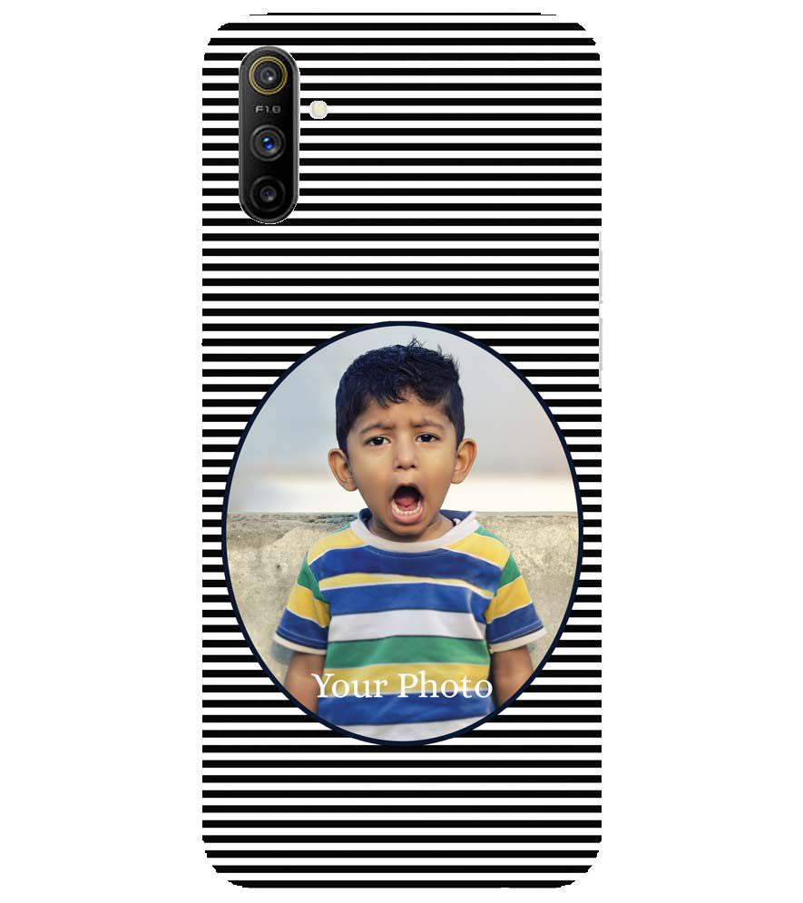 A0509-Stripes and Photo Back Cover for Realme Narzo 10A