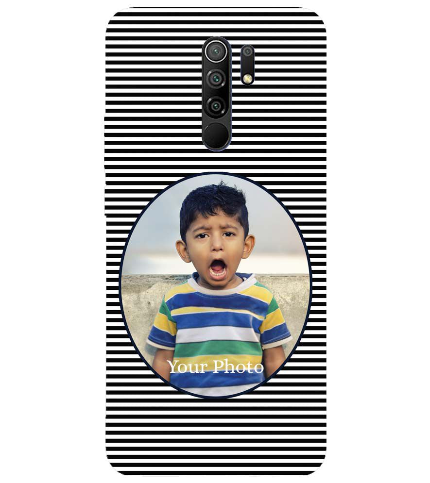 A0509-Stripes and Photo Back Cover for Xiaomi Poco M2