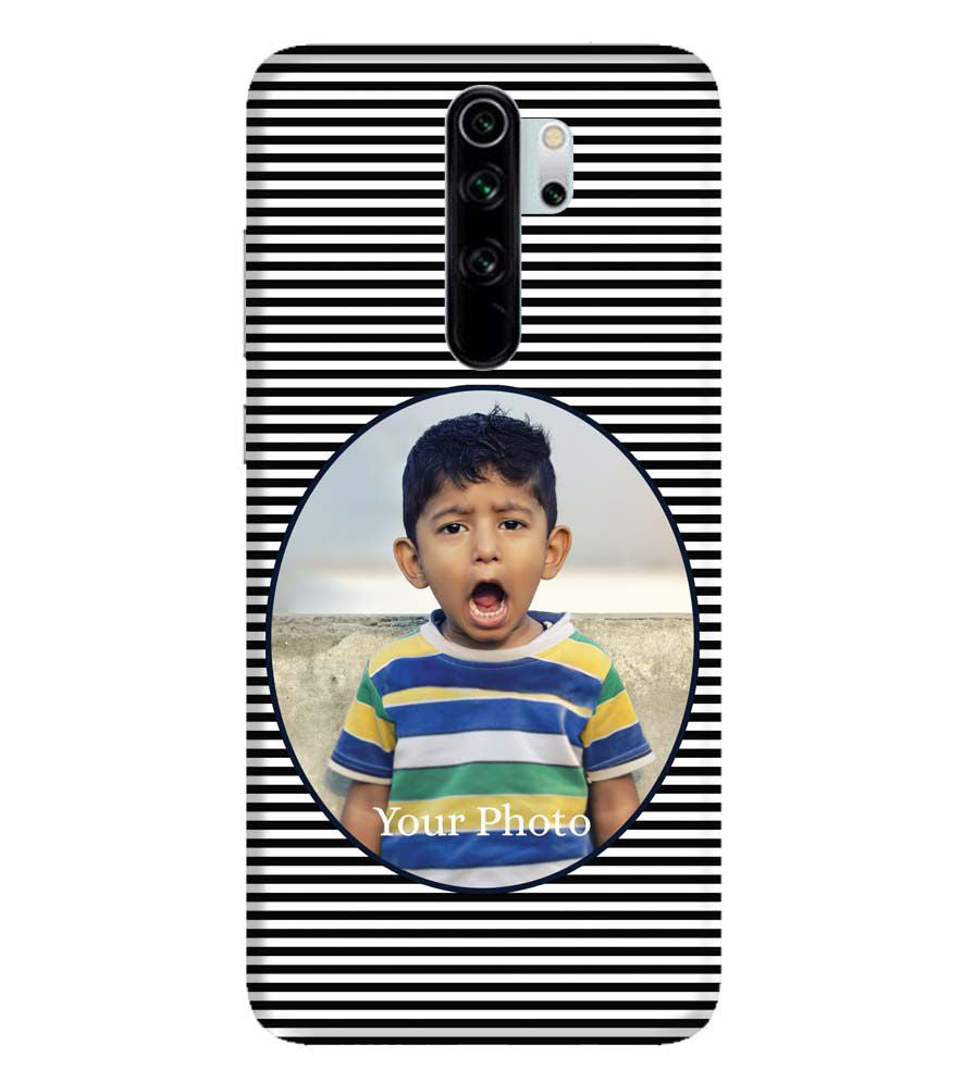 A0509-Stripes and Photo Back Cover for Xiaomi Redmi Note 8 Pro