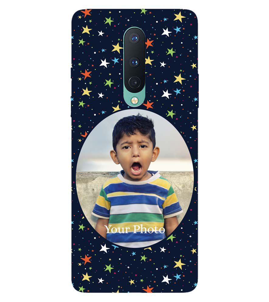 A0510-Stars and Photo Back Cover for OnePlus 8