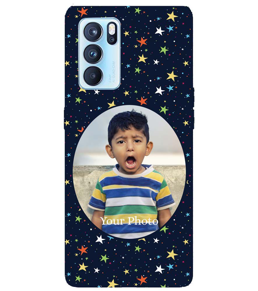 A0510-Stars and Photo Back Cover for Oppo Reno6 5G