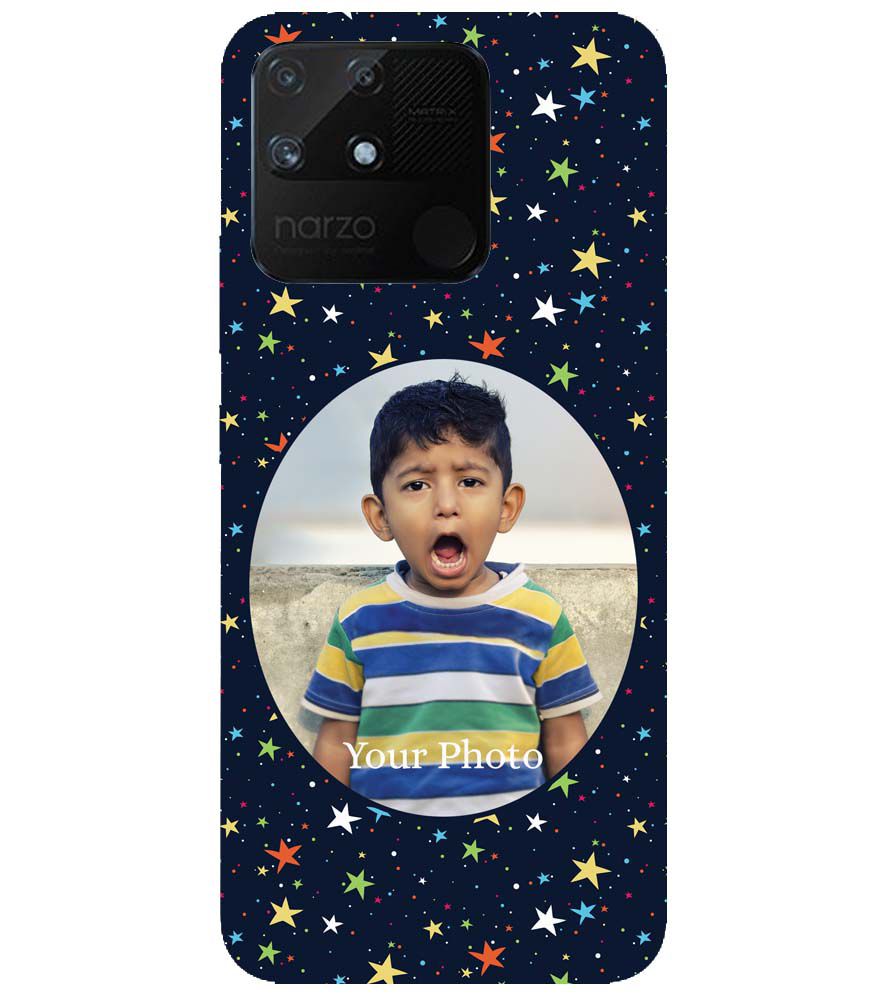 A0510-Stars and Photo Back Cover for Realme Narzo 50A