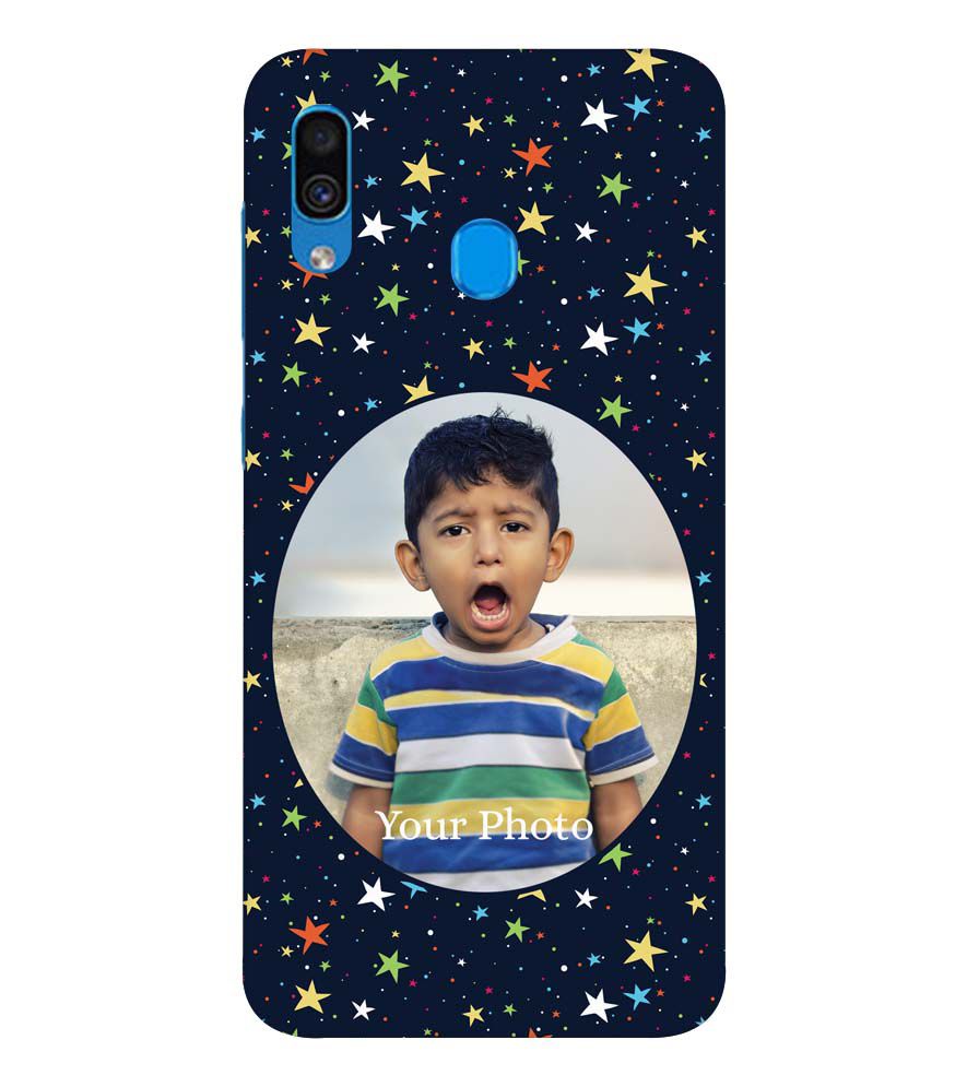 A0510-Stars and Photo Back Cover for Samsung Galaxy A20