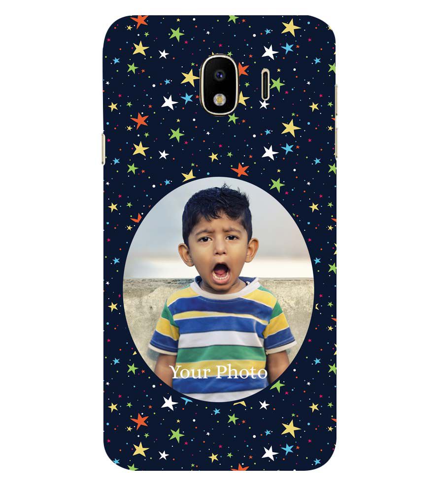 A0510-Stars and Photo Back Cover for Samsung Galaxy J4 (2018)