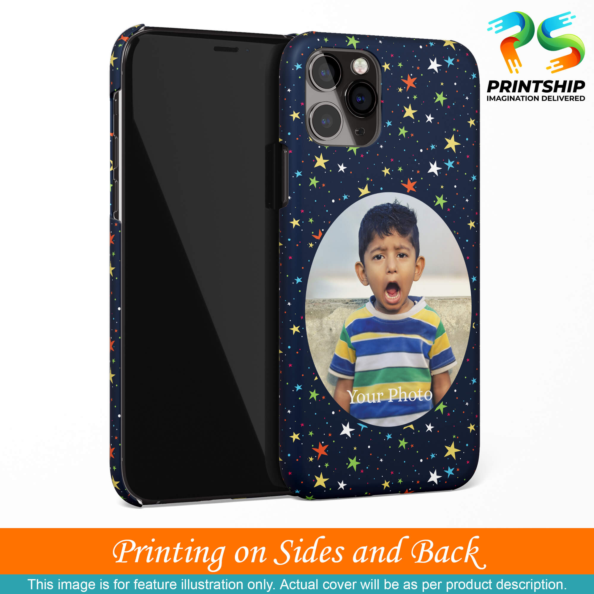 A0510-Stars and Photo Back Cover for Realme GT Master-Image3