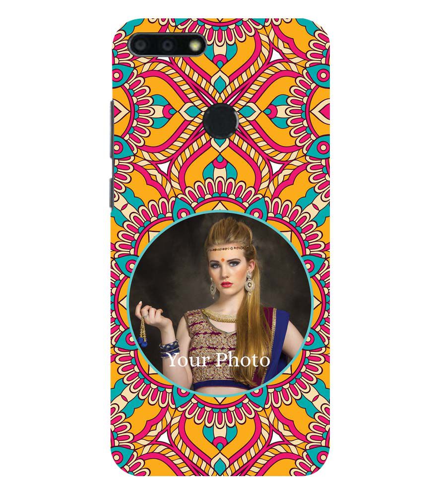 A0511-Cool Patterns Photo Back Cover for Honor 7A