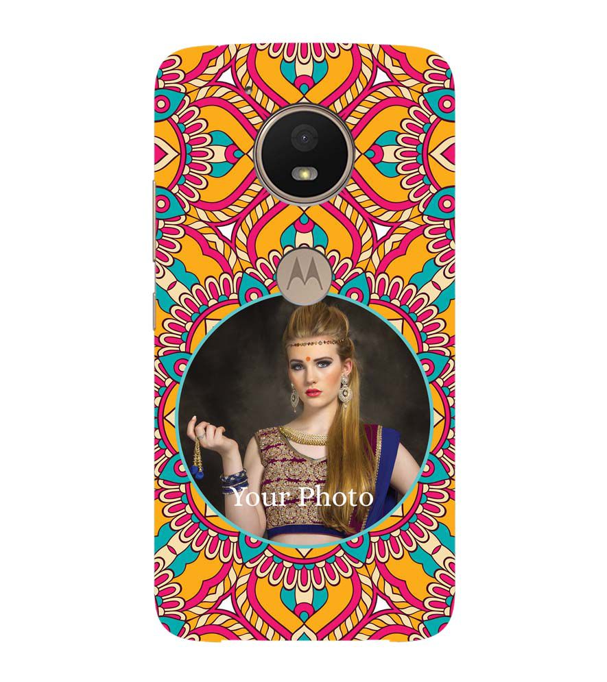 A0511-Cool Patterns Photo Back Cover for Motorola Moto E4 Plus