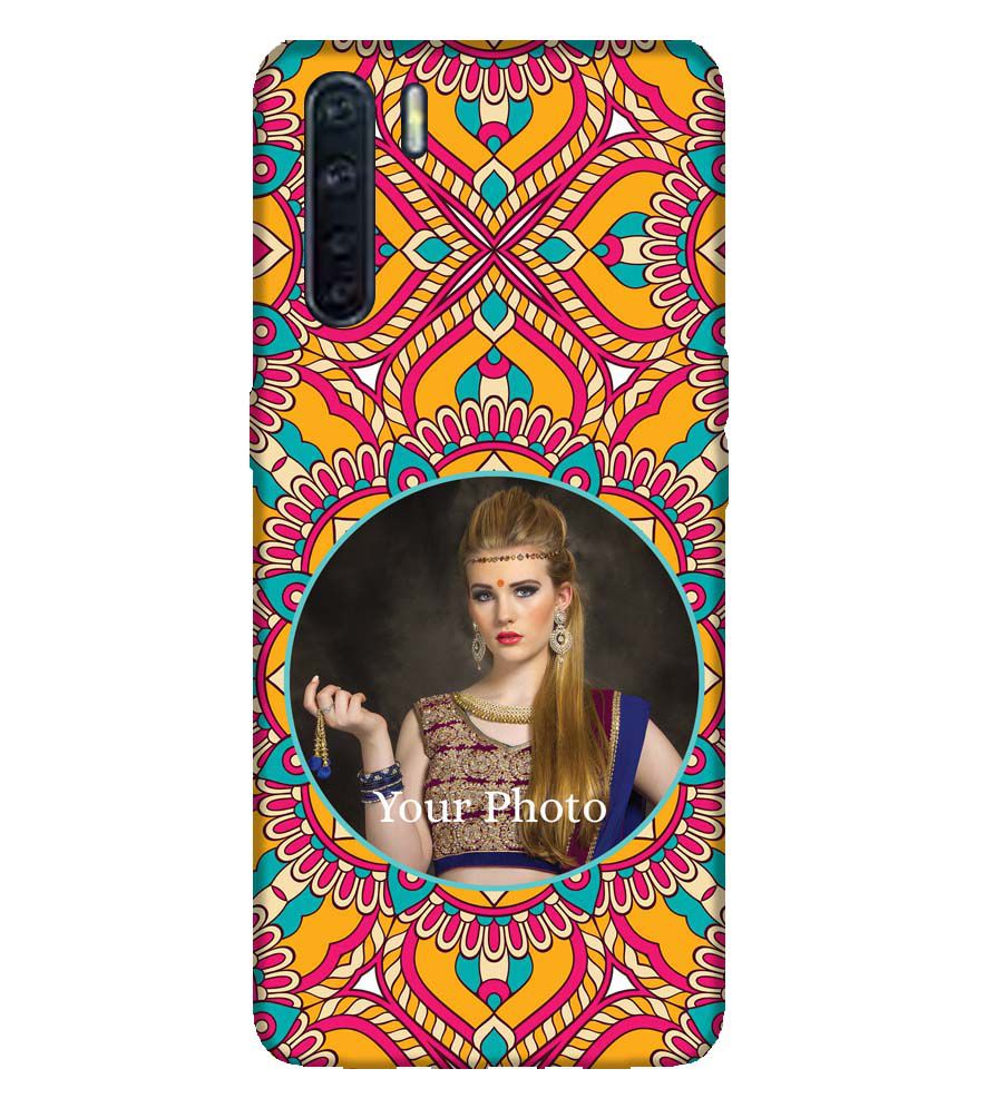 A0511-Cool Patterns Photo Back Cover for Oppo F15