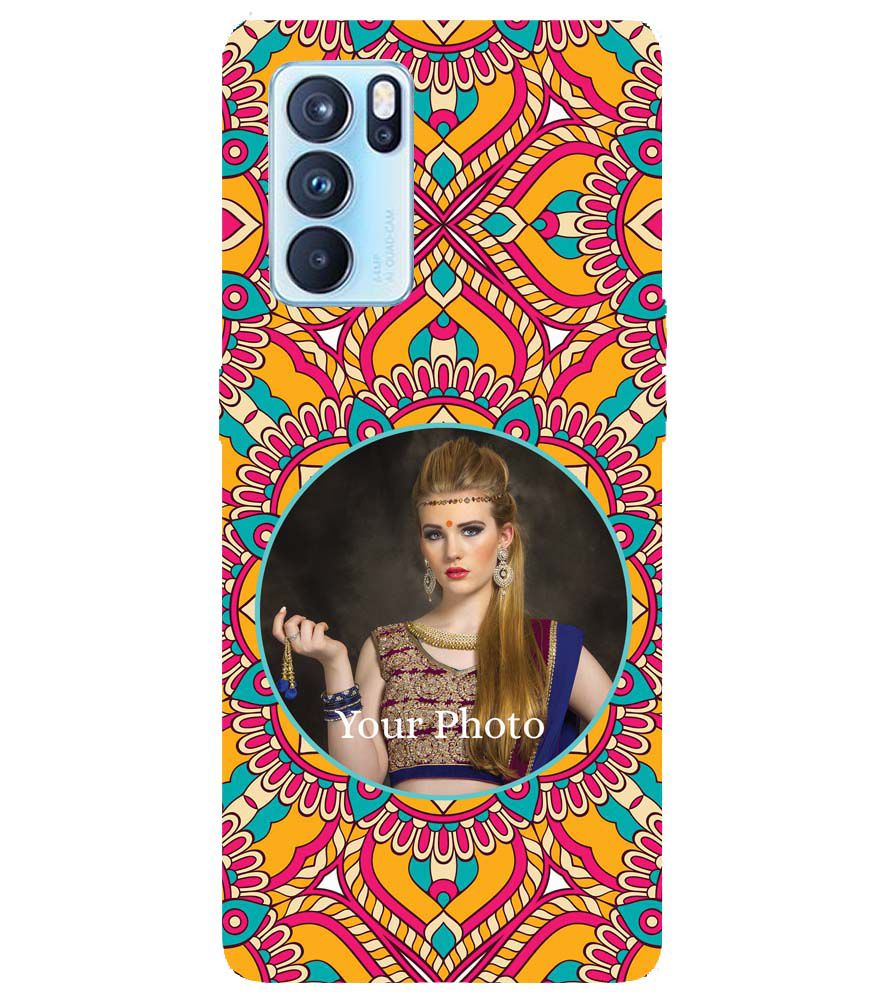 A0511-Cool Patterns Photo Back Cover for Oppo Reno6 5G