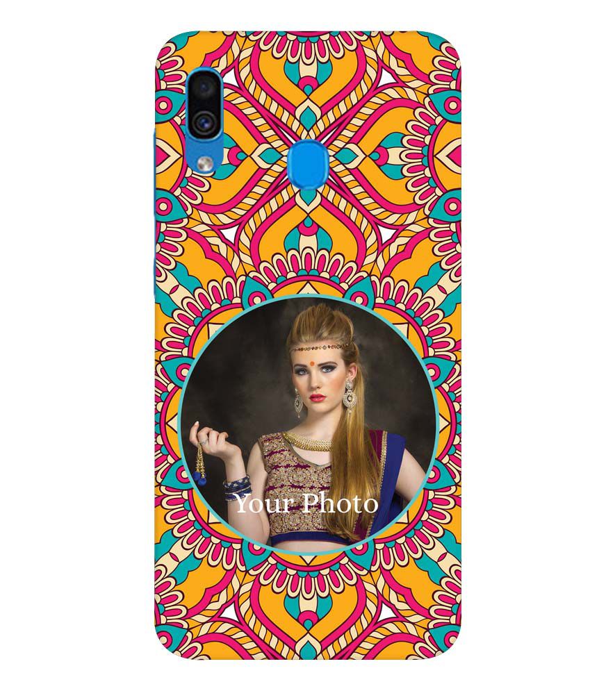 A0511-Cool Patterns Photo Back Cover for Samsung Galaxy A20