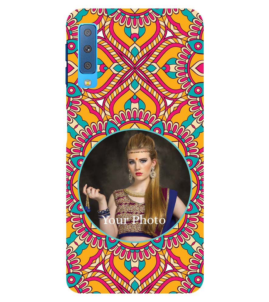 A0511-Cool Patterns Photo Back Cover for Samsung Galaxy A7 (2018)