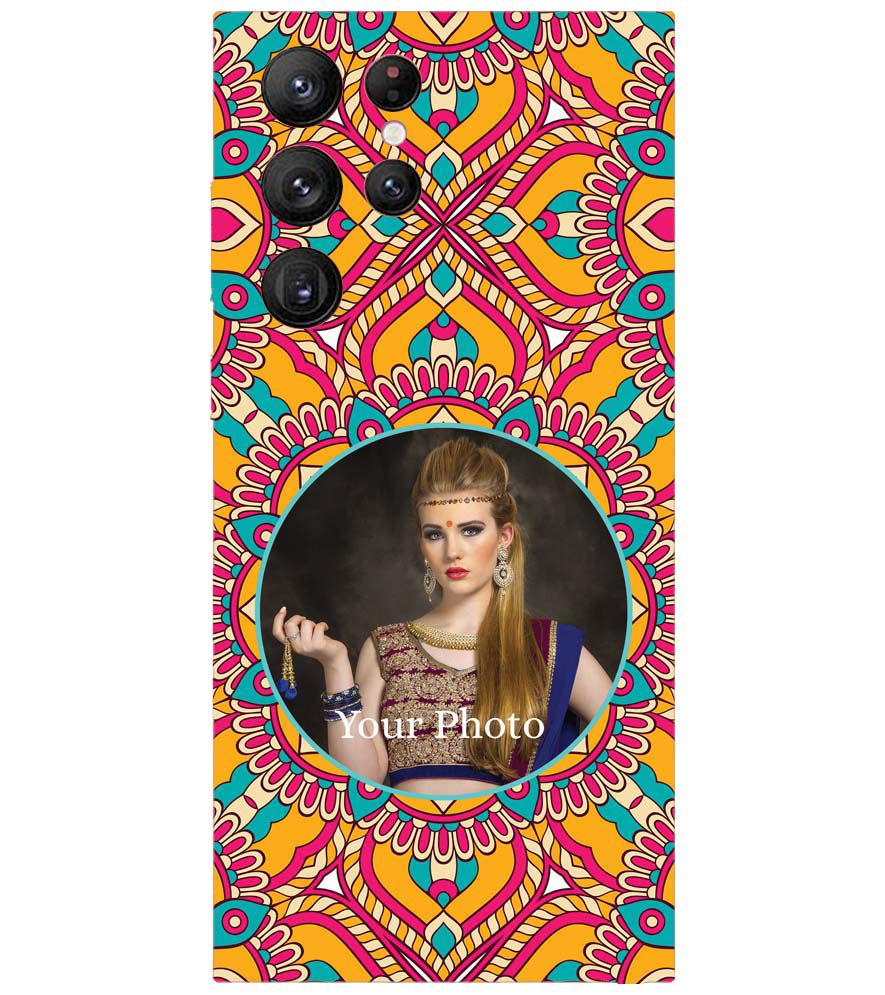 A0511-Cool Patterns Photo Back Cover for Samsung Galaxy S22 Ultra 5G