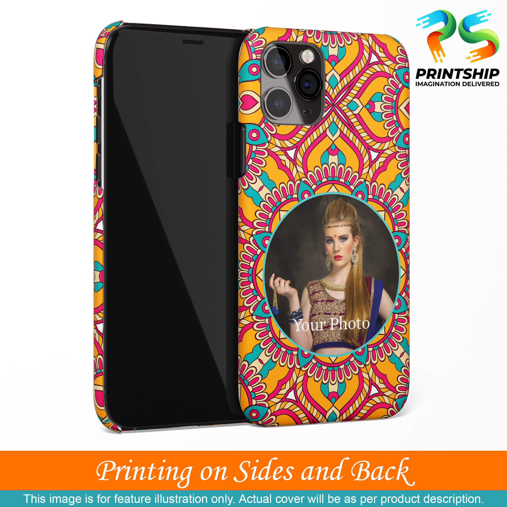 A0511-Cool Patterns Photo Back Cover for Oppo F5 Youth-Image3