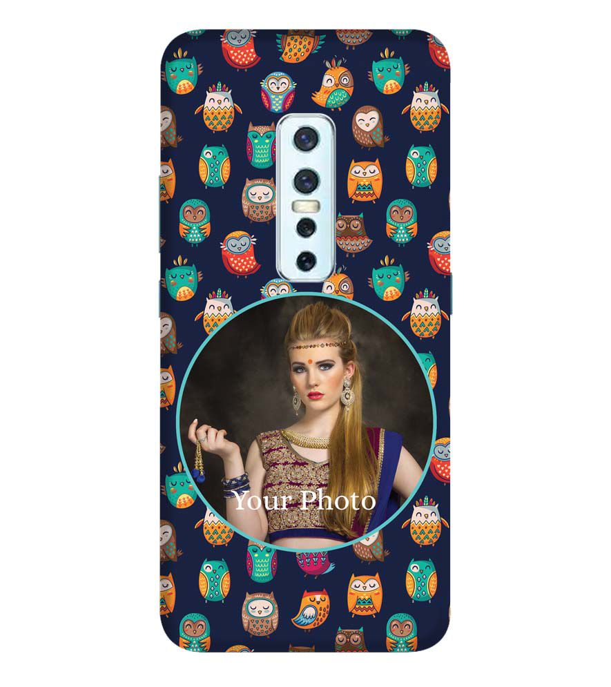 A0512-Owly Pattern Photo Back Cover for Vivo V17 Pro