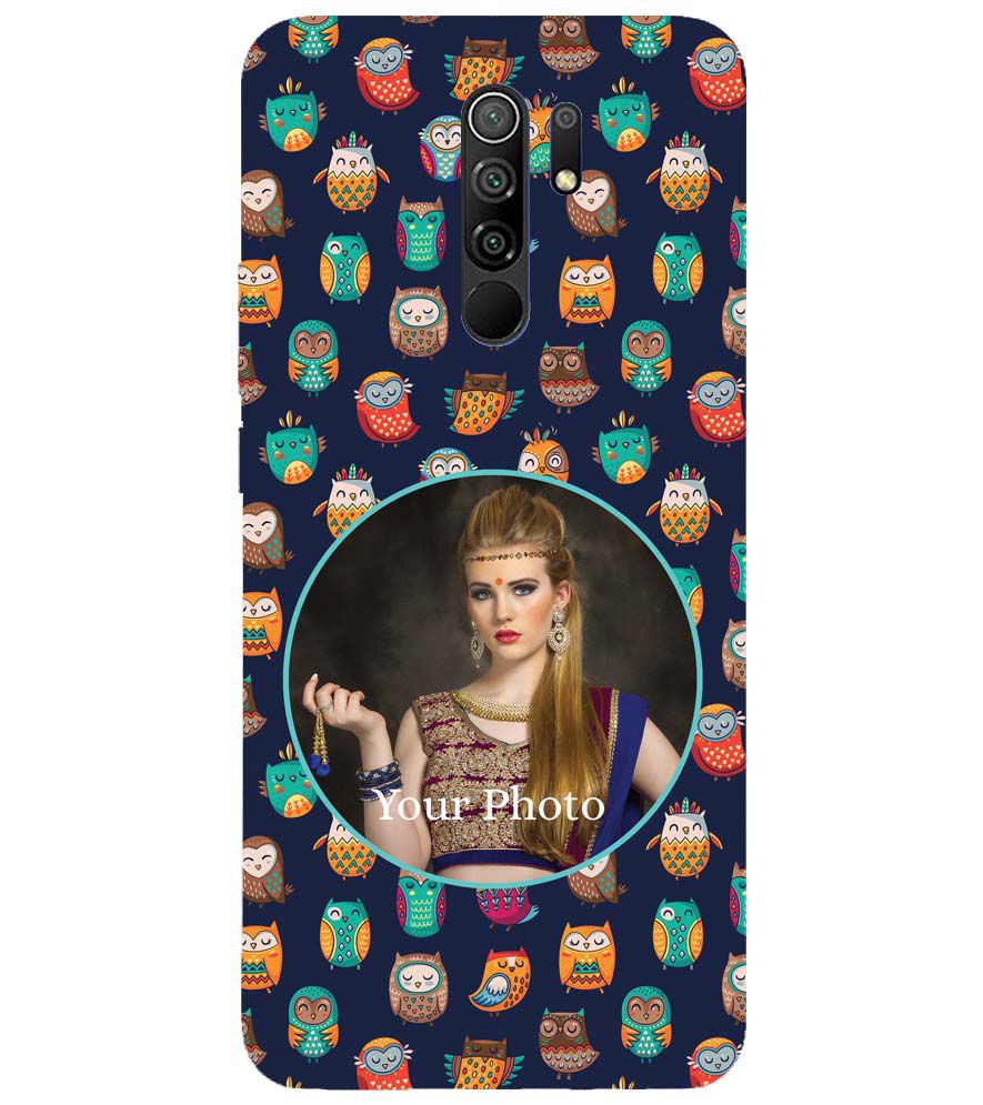 A0512-Owly Pattern Photo Back Cover for Xiaomi Poco M2