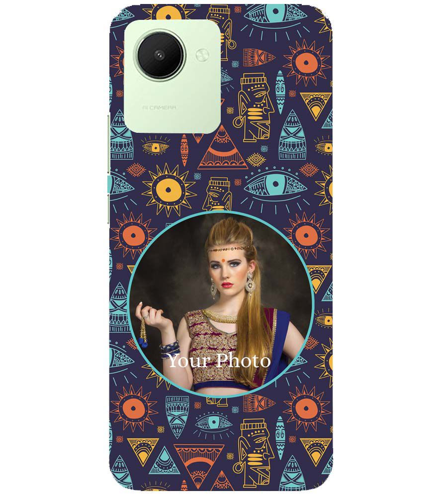 A0513-Traditional Pattern Photo Back Cover for Realme C30