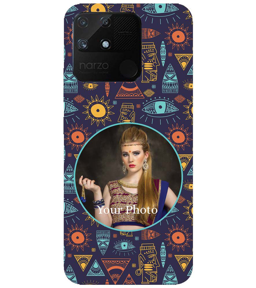 A0513-Traditional Pattern Photo Back Cover for Realme Narzo 50A