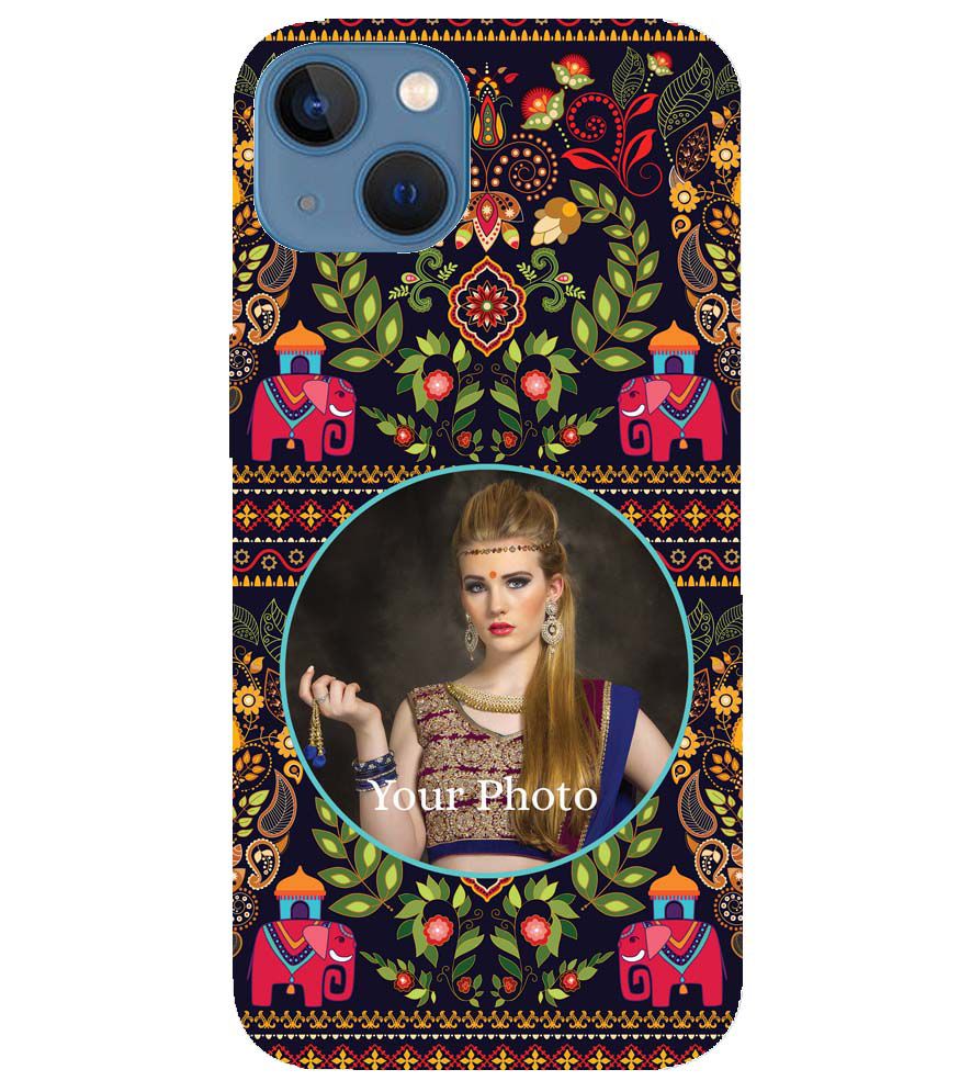 A0514-Mughal Pattern Photo Back Cover for Apple iPhone 13