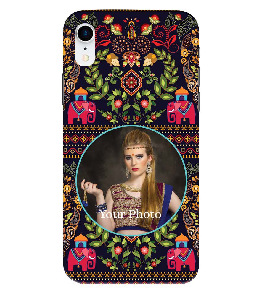 A0514-Mughal Pattern Photo Back Cover for Apple iPhone XR