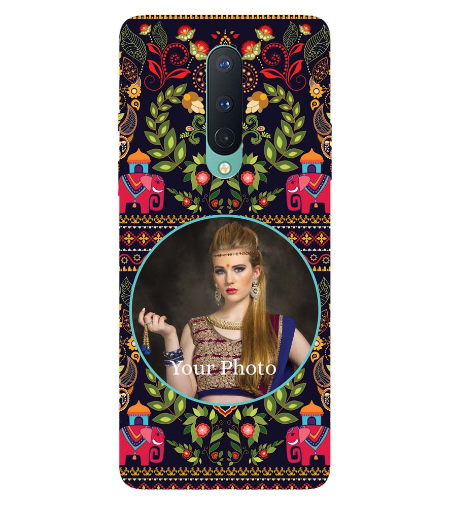 A0514-Mughal Pattern Photo Back Cover for OnePlus 8