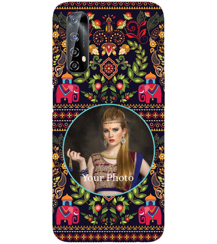 A0514-Mughal Pattern Photo Back Cover for Realme 7