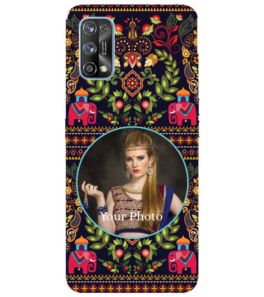 A0514-Mughal Pattern Photo Back Cover for Realme 7 Pro