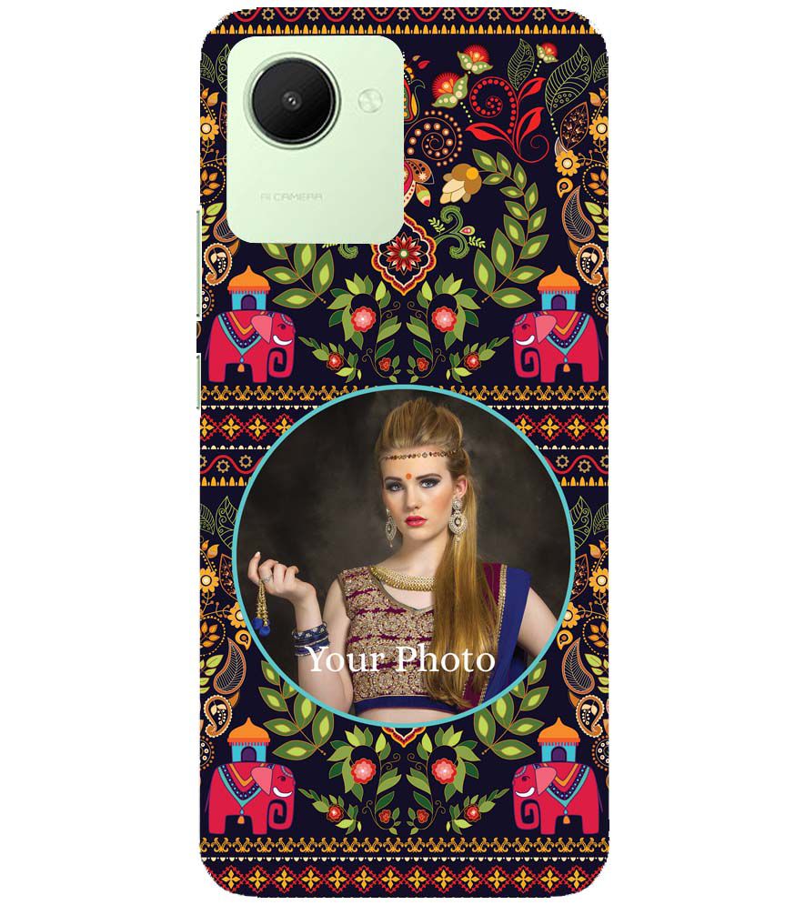 A0514-Mughal Pattern Photo Back Cover for Realme C30