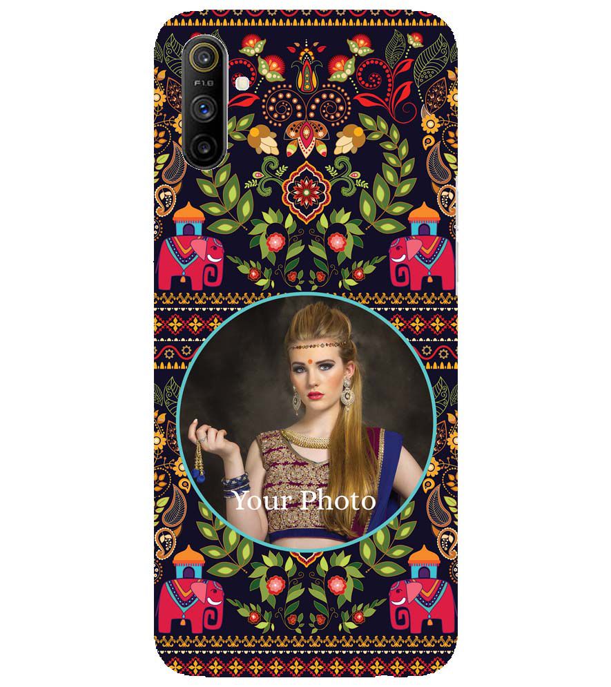 A0514-Mughal Pattern Photo Back Cover for Realme Narzo 10A