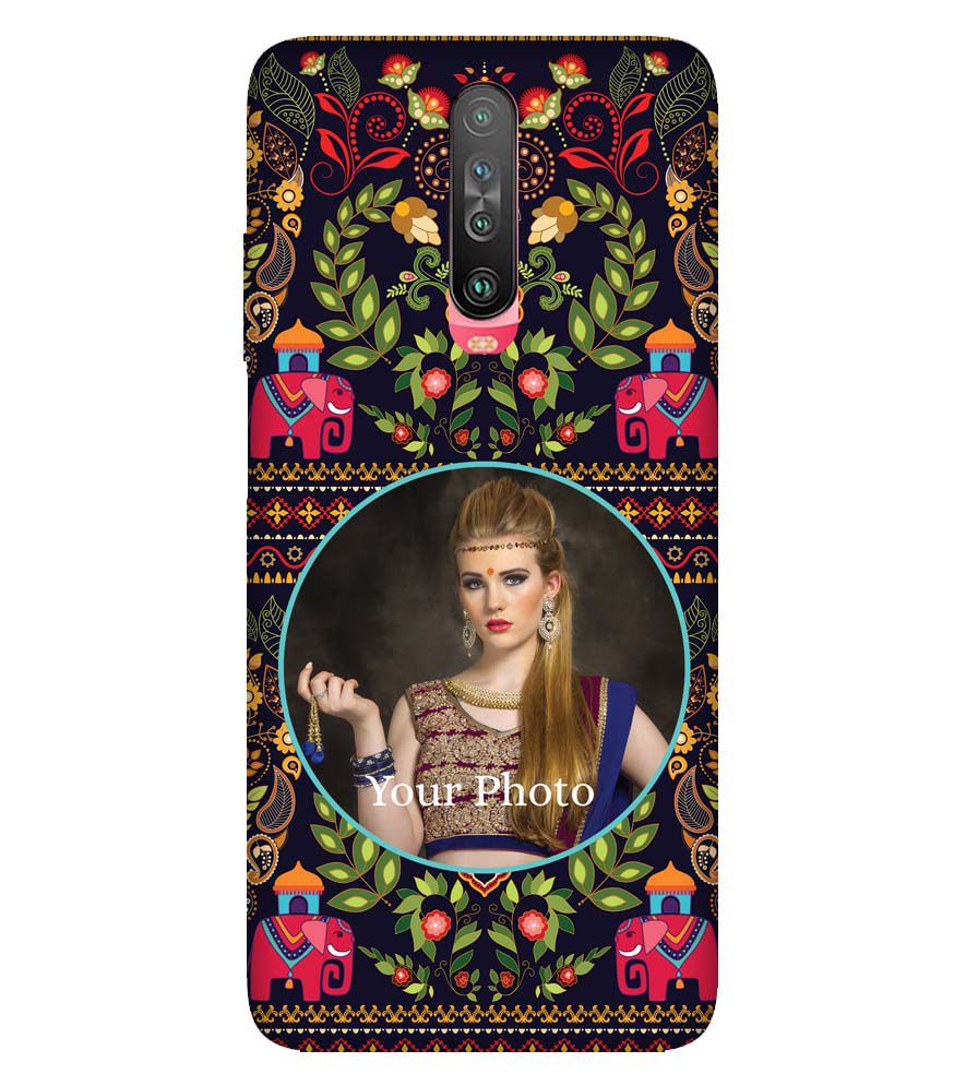 A0514-Mughal Pattern Photo Back Cover for Xiaomi Poco X2