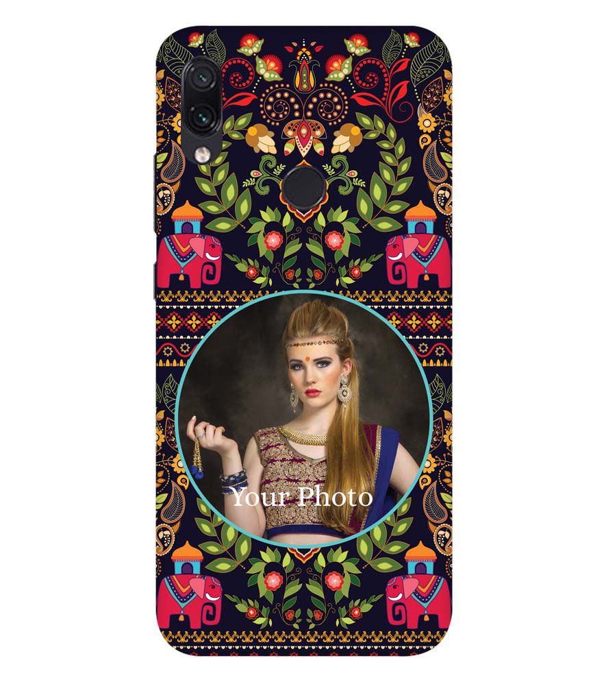 A0514-Mughal Pattern Photo Back Cover for Xiaomi Redmi Note 7S