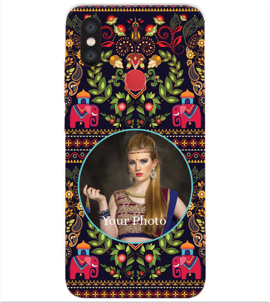 A0514-Mughal Pattern Photo Back Cover for Xiaomi Redmi Y2