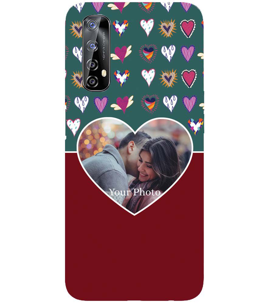 A0516-Hearts Photo Back Cover for Realme 7