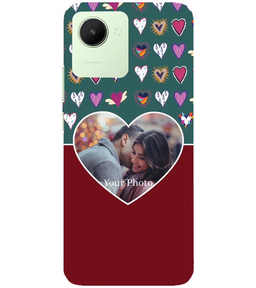 A0516-Hearts Photo Back Cover for Realme C30