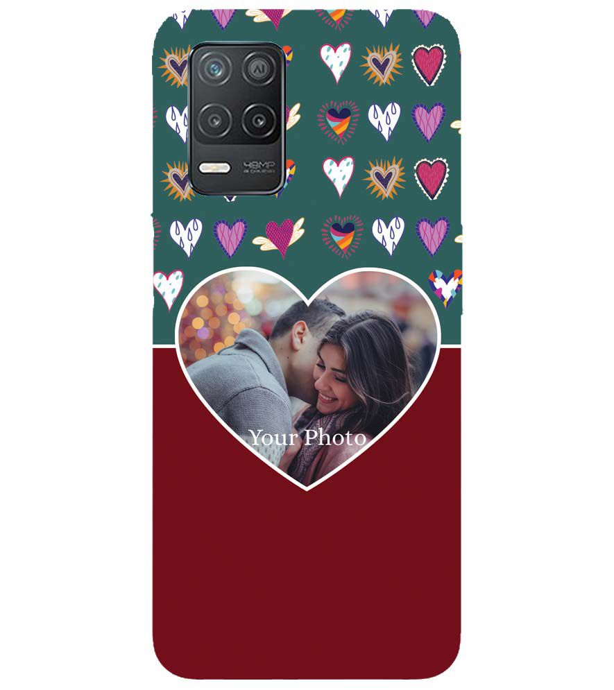 A0516-Hearts Photo Back Cover for Realme V13 5G