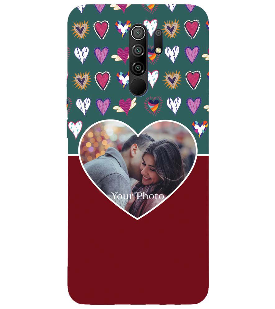 A0516-Hearts Photo Back Cover for Xiaomi Poco M2