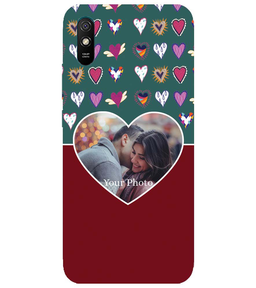 A0516-Hearts Photo Back Cover for Xiaomi Redmi 9i