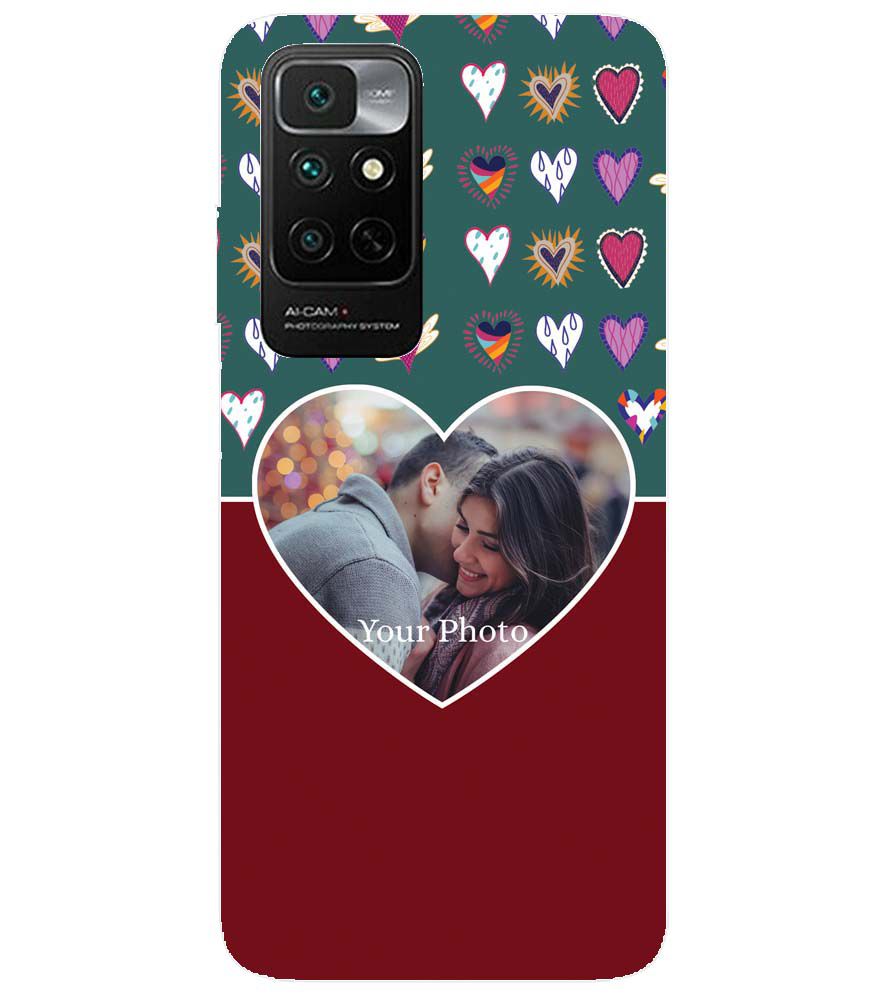 A0516-Hearts Photo Back Cover for Xiaomi Redmi Note 11 4G